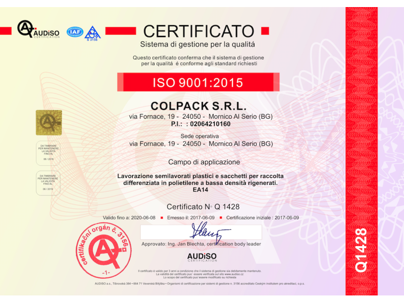 ISO 9001:2015, un continuo miglioramento